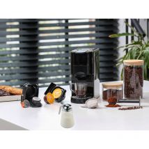 Setpoint - Set: 5in1 Kapselkaffeemaschine für Kapseln ese Pads Kaffeepulver & Milchkännchen