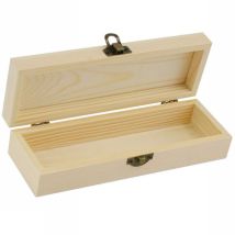 Boîtes à Bijoux en Bois – 20 x 6,5 x 4,5 cm – Set de 6 – Armoire à bijoux – Hauteur, Matières, Longueur