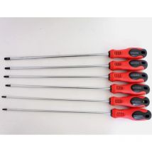 Set 6 cacciaviti TORX extra lunghi 450mm - T20/T45 - CALAMITATI StahKaiser Germany 09582