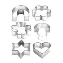 Set 6 Tagliabiscotti In Anello "delicia" - Cm.5