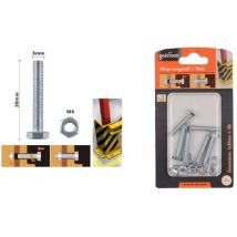 TRADE SHOP – SET 7PZ VIEW – 6 x 30 mm – M6 – 7 Sechskantschrauben – Hochwertige Materialien – Ideal für Außenbefestigungsprojekte