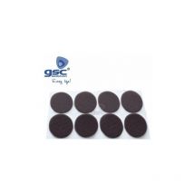 GSC - Set 8 fieltros adhesivos redondos Ø25mm Marron 003802759