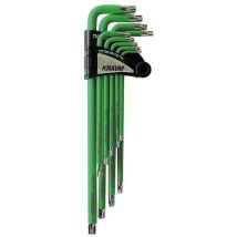 Set 9 Chiavi Torx Security Rivestite
