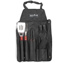 Set accessori barbecue con grembiule e guanto