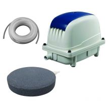 Le Poisson Qui Jardine - Set Aérateur Bassin Pompe à air 2100 l/h 1 diffuseur 15 cm silencieux. Pour 4000 litres environ