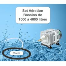 Le Poisson Qui Jardine - Set aération Diffuseur Poreux 35 cm pour bassin de jardin de max. 4 m³