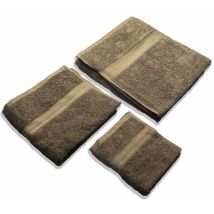 Ensemble De Serviettes Et De Draps De Bain Couleur Marron Teddy