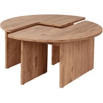 Calicosy - Set aus 2 Couchtischen L90 cm - moira