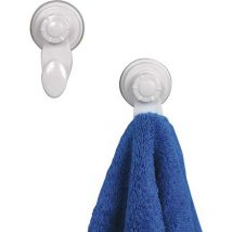 Set aus 2 haken pp auf saugnäpfen - weiss Tendance