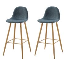 HOBAG Barhocker-Set Grau – Polypropylen – 45x45x103cm – 76cm – 76cm