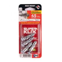 Set Bestehend Aus 4 Dübeln (10 Mm Durchmesser X 35 Mm Länge) Und Dübeln Mit Rotem Kopf (6 Mm Durchmesser X 40 Mm Länge). Red Head