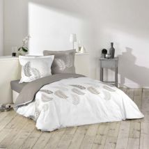 Set biancheria da letto 3 posti. 240 x 220 cm stampato a 57 fili allover guava