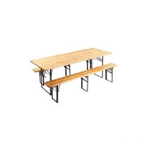 Set Birreria 220X70 H 76 Cm