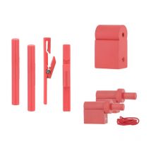 Set Boreal wood - rosso peperoncino - Blanc