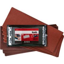 485170 Set de cales de ponçage à main pro, avec 50 patins abrasifs 93 x 230 mm 1 pc(s) - KWB
