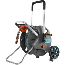 Carrello avvolgitubo con tubo 30 m 19 mm (3/4'), guida avvolgimento, lancia irrigazione e raccordi CleverRoll l Easy(18522-26) - Gardena