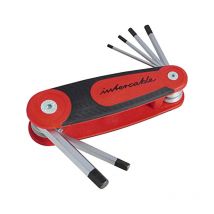 Set chiavi a brugola Intercable Rosso 7401002