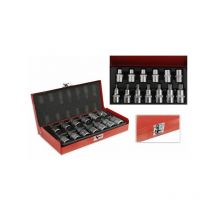 Set Chiavi A Bussola Torx Maschio Femmina 13pz M6-M16 8-16 Impronta Box Metallo