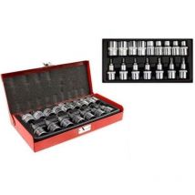 Set Chiavi A Bussola Torx Maschio Femmina T30 T70 E10-24 Impronta Box Metallo