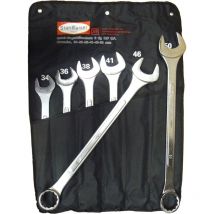 Set chiavi combinate stella e fissa 6pz 34-50mm acciaio Stahlkaiser