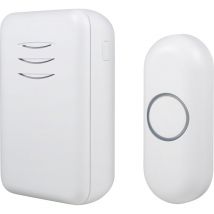 Set complet pour Sonnette sans fil Byron DBY-22311 150 m blanc