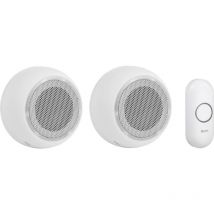 Byron - Set complet pour Sonnette sans fil DBY-23514 175 m blanc