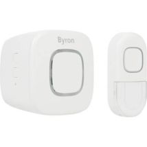 Set Complet Pour Sonnette Sans Fil Byron Dby-24721 200 M Blanc Y163592