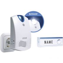 M-e Modern-electronics - Set complet pour Sonnette sans fil FG1.2 100 m blanc