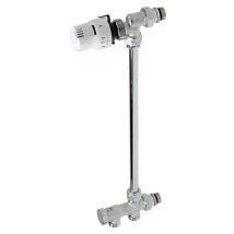 Set Completo Monotubo Con Tubo, Per Scarico A Pavimento, Interasse 4cm