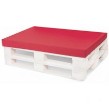 Setgarden - Coussin pour palette 120x50 rouge, coussins de jardin, grands coussins de sol, coussins de sol pour enfants Coussin d'extérieur