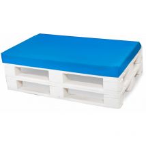 Setgarden - Coussin pour palette 120x50 bleu, coussins de jardin, grands coussins de sol, coussins de sol pour enfants Coussin d'extérieur