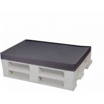 Setgarden - Coussin pour palette 120x50 anthracite, coussins de jardin, grands coussins de sol, coussins de sol pour enfants Coussin d'extérieur