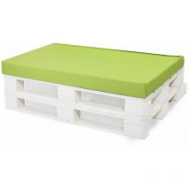 Setgarden - Coussin pour palette 120x50 citron, coussins de jardin, grands coussins de sol, coussins de sol pour enfants Coussin d'extérieur