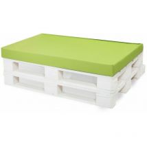 Setgarden - Coussin pour palette 120x60 citron, grands coussins de sol, coussins de jardin, coussins de sol pour enfants Coussin d'extérieur