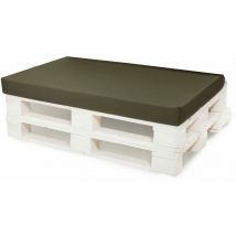 Setgarden - Coussin pour palette 120x60 vert, grands coussins de sol, coussins de jardin, coussins de sol pour enfants Coussin d'extérieur