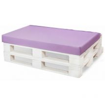 Setgarden - Coussin pour palette 120x60 violetclair, grands coussins de sol, coussins de jardin, coussins de sol pour enfants Coussin d'extérieur