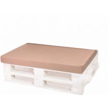 Setgarden - Coussin pour palette 120x80 beige, grands coussins de sol, coussins de sol pour enfants Coussin d'extérieur, coussins de jardin