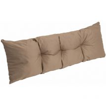 Setgarden - Coussin pour palettes 120 x 40cm, coussins canapé, coussin de jardin, coussin de sol/ coussin palette in-extérieur Beige