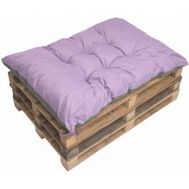 Setgarden - Coussin de palette 120x50cm, coussins de banc Violet, coussins de canapé, coussin de palette, coussin de jardin, coussin