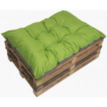 Setgarden - Coussin de palette 120x80cm, coussins de banc Citron vert, coussin de palette, coussin de jardin, coussin extérieur/intérieur, coussins