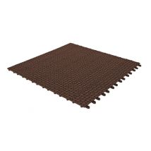 Set Da 4 Piastrelle Flessibili In Plastica 55,5 X 55,5 Cm Da Esterno, Drenanti E Autobloccanti