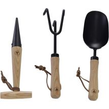 Set da giardinaggio 3PZ paletta foraterra estirpatore Laguiole idea regalo