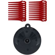 Florabest - Set d'accessoires de coupe-bordure sans fil lidl - Avec 20 lames, disque à tronçonner - Avec vis - frta 20 A1 ian 282232