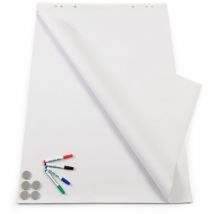 Set d'accessoires pour chevalets de conférence Master Of Boards Equipement de base pour chevalets de conférence Avec bloc, marqueurs & aimants