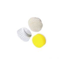 Electropolis - Set d'accessoires à utiliser dans le GyroScrub, contenant une brosse, une éponge et un produit de polissage