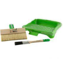 Set d'application pour terrasse : bac + rouleau + pinceau