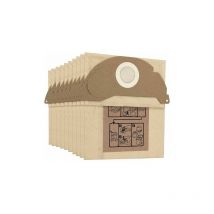 Set de 10 bolsas de papel para aspiradoras Karcher Agua y Polvo