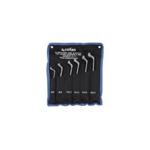 Set de 12 llaves acodadas de acero al cromo 6-7 mm hasta 30-32 mm Set 8 piezas 6-7 a 20-22