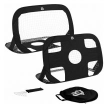 Wowsy - Set de 2 porterías de fútbol plegables 120 x 80 cm speedy goal