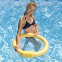 Jeux de piscine – Connecteur de nouilles en polyéthylène haute densité – Jaune vif – KERLIS